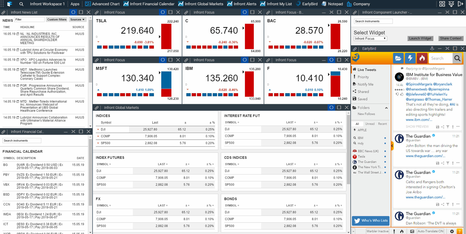 Infront Joins The Finsemble Ecosystem Cosaic Io