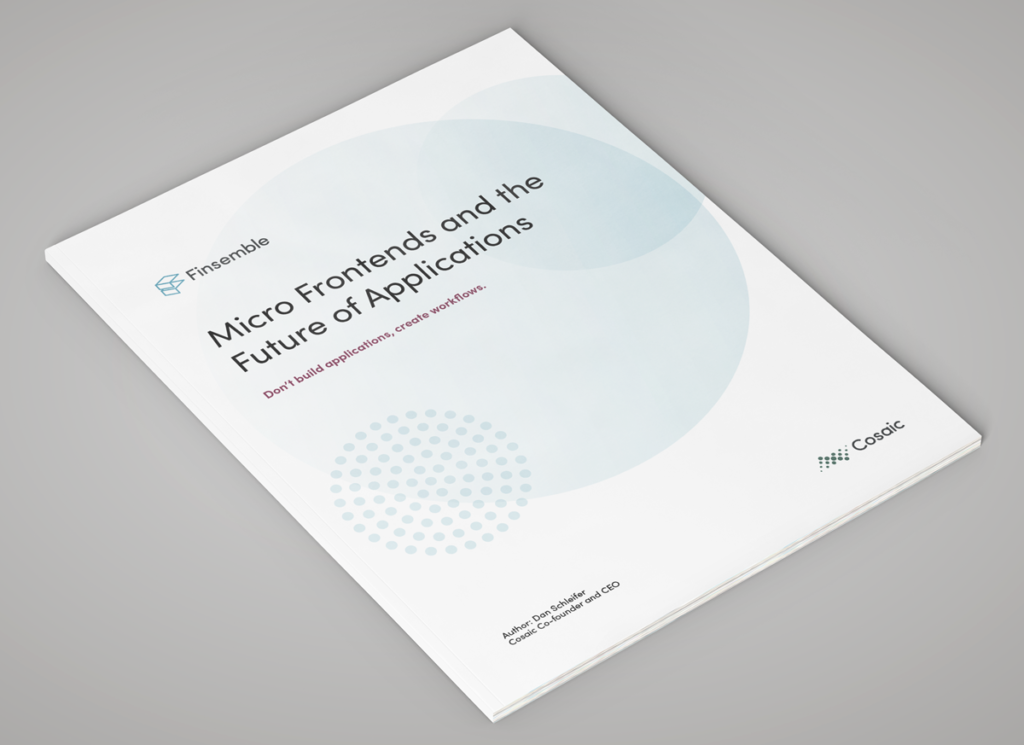 Micro Frontends and the Future of Applications whitepaper cover